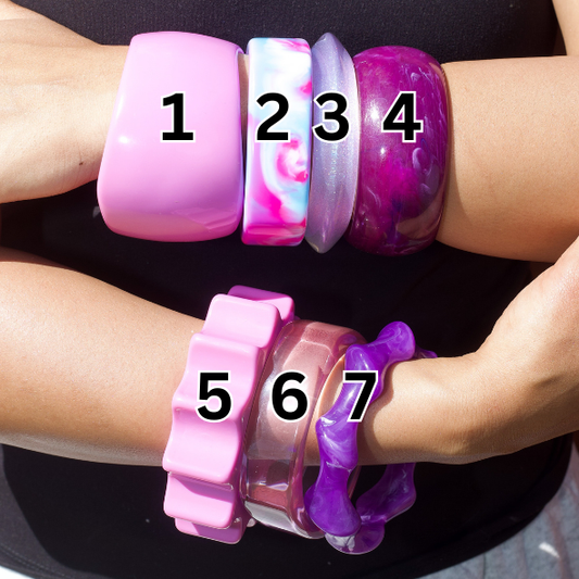 Chunky Bangles (Purple)