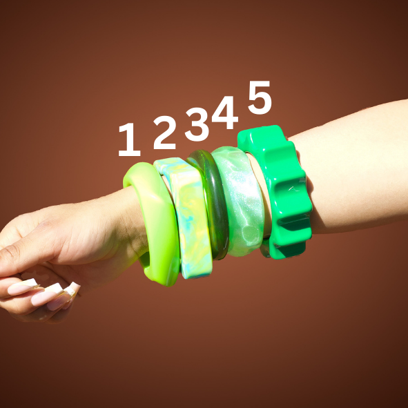 Chunky Bangles (Green)