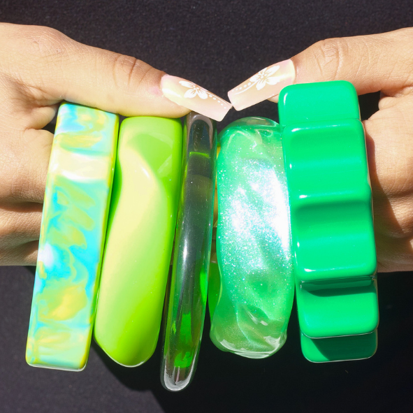 Chunky Bangles (Green)