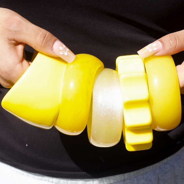 Chunky Bangles (Yellow)
