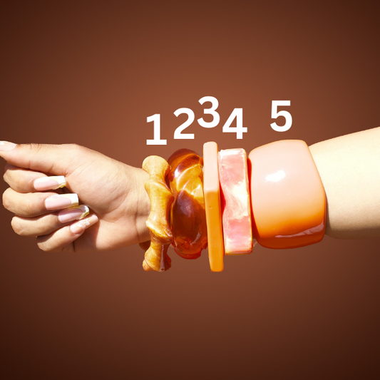 Chunky Bangles (Orange)