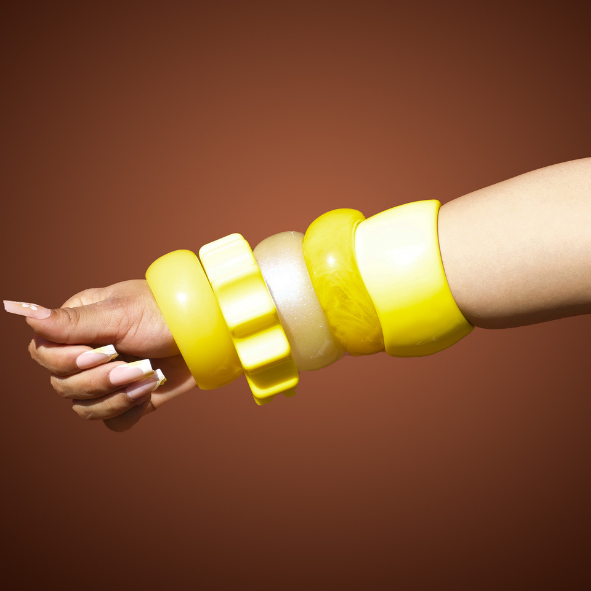 Chunky Bangles (Yellow)