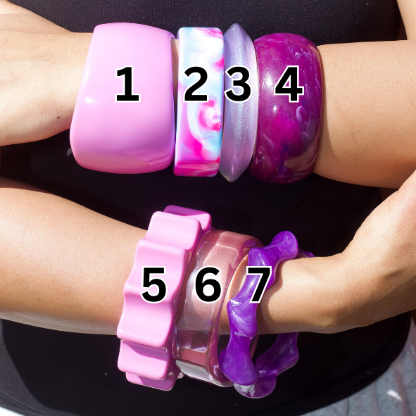 Chunky Bangles (Purple)