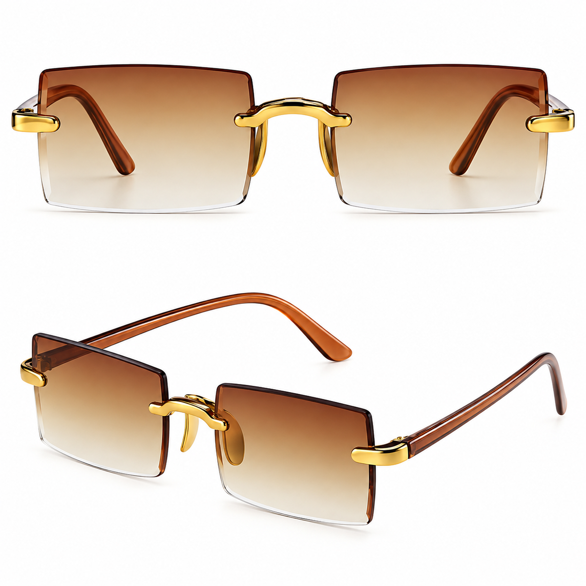 Rimless (Brown)